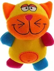 Мягкая погремушка BONDIBON КОТ, 14 см (ВВ1280-КОТ)