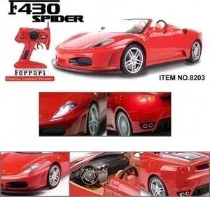 Радиоуправляемая машинка  MJX * Ferrari Spider масштаб 1-10 27Mhz