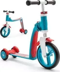 Самокат Scoot and Ride -беговел Highway Baby Plus Сине-красный (950888/цв 950894)