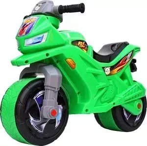 Каталка RT -мотоцикл ОР501в6 беговел Racer RZ 1, цвет зеленый