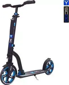 Самокат Y-Scoo 2-х колесный RT 215 Monterey с 2 амортизаторами blue/black
