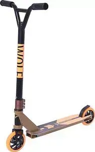 Самокат NOVATRACK трюковый WOLF max 100кг 8+ алюмин.колеса 120 мм коричневый