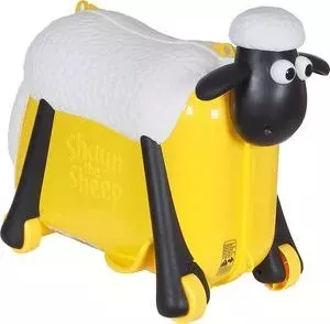 Каталка SAIPO чемодан овечка, желтый sc0016