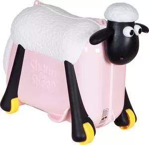 Каталка SAIPO чемодан овечка, розовый sc0020
