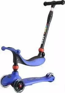 Самокат Funny Scoo 3 в 1 MS-934 синий