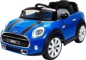 Электромобиль Farfello JE195 MINI Hatch (лицензия, 12V, экокожа) синий