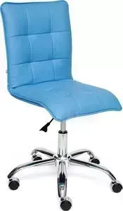 Кресло офисное TetChair ZERO кож/зам, голубой, 04-20