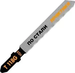 Пилки для лобзика ПРАКТИКА T118G 76х50 мм , HSS, 2 шт (038 - 784)