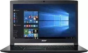 Ноутбук ACER Aspire A717-71G-76YX (NH.GTVER.004) black 17.3" (FHD i7-7700HQ/8Gb/1Tb+128Gb SSD/GTX1050 2Gb/Linux)