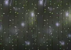 Гирлянда Neon-Night "Светодиодный Дождь" 2х1,5м, эффект мерцания, белый провод, 230 В, диоды ЗЕЛеНЫЕ, 360 LED