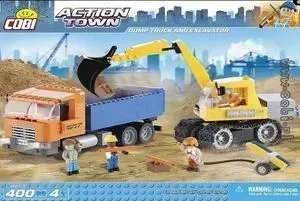 Конструктор  COBI Dump Truck and Excavator