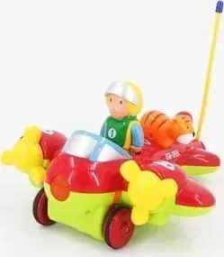 Детский радиоуправляемый красный самолетик 1Toy Cartoon Airplane (JM-6608)