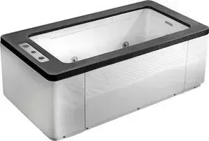 Акриловая ванна GEMY 170x90 с гидромассажем (G9253 Black)