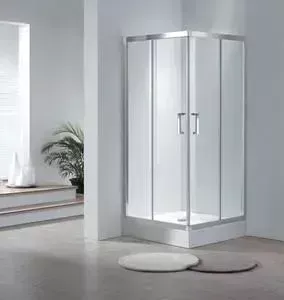 Душевой уголок CEZARES Porta D A-2 100х100 Punto, хром, правый (Porta-D-A-2-100-P-Cr)