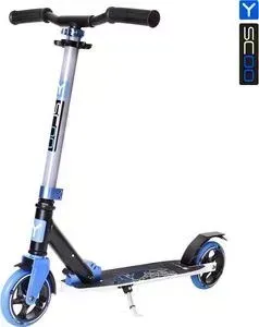 Самокат Y-Scoo RT 145 CITY Hong Kong Family design Skull blue