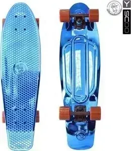 Скейтборд RT 402H-Bl Big Fishskateboard metallic 27" винил 68,6х19 с сумкой BLUE/brown