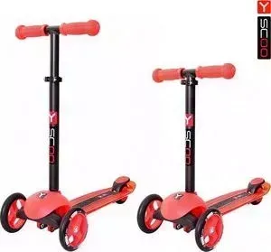 Самокат Y-Scoo RT TRIO DIAMOND 120 red