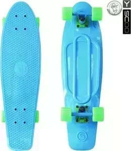 Скейтборд RT 402-B Big Fishskateboard 27" винил 68,6х19 с сумкой BLUE/green