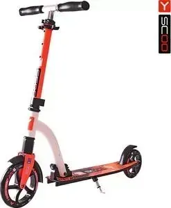 Самокат Y-Scoo RT 180 SLICKER с амортизатором red-white