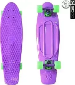 Скейтборд RT 402-Pr Big Fishskateboard 27" винил 68,6х19 с сумкой PURPLE/green