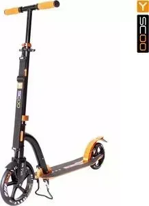 Самокат Y-Scoo RT 230 SLICKER DELUXE NEW Technology с амортизатором gold
