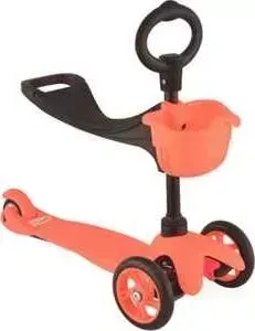 Самокат 21st Scooter 3-х колёсный с сиденьем Maxi Scooter оранжевый SKL-06B