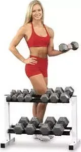 Подставка для гантельного рядя (5 пар) Body Solid Powerline PDR282
