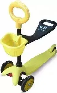 Самокат SWEET BABY Triplex Seat (желтый) (1636620)