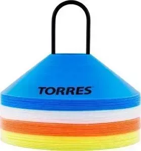 Фишки для разметки поля TORRES TR1006, комплект из 40 шт.: оранжевый, желтый, синий, белый