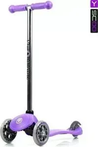 Самокат Y-Scoo GLOBBER My free FIXED purple с блокировкой колес (5230)