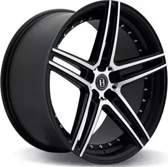Диск автомобильный HARP Y-22 8.5X19/5X112 ET35 D72.6 SATIN-BLACK__MACHINED-FACE