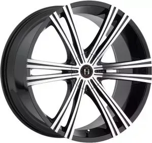 Диск автомобильный HARP Y-28 8.5X20/5X114.3 ET40 D74.1 GLOSSY-BLACK__MACHINED-FACE