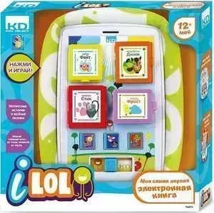 Электронная книга 1TOY Kidz Delight I-Lol Т56273