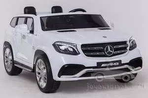 Детский электромобиль Harleybella Mercedes Benz GLS63 AMG LUX 4Х4 Лицензия - HL228 Белый