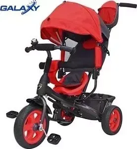 Трехколесный велосипед GALAXY трехколёсный Лучик VIVAT красный (6578)