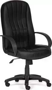 Кресло офисное TetChair NEO (2) кож/зам, черный/жёлтый, 36-6/36-14