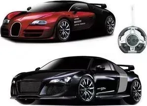 Радиоуправляемый конструктор MYX автомобили Bugatti Veyron и Audi R8