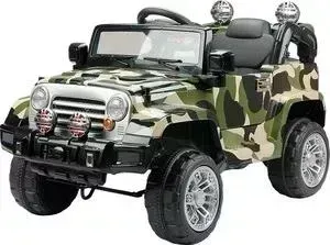 Электромобиль Farfello JJ245 (12V, металлик, экокожа) камуфляж