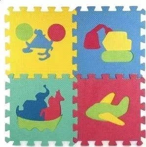 Мягкий пол ИГРАЕМ ВМЕСТЕ с машинками, 10 сегментов (B25274T-CRT)