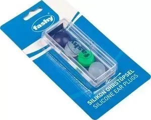 Беруши для плавания Fashy Silicon Ear Plugs арт.4021 one size (4шт)