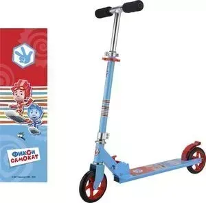 Самокат 1TOY 2-х колесный Фиксики, колёса 145мм, цвет синий Т59580