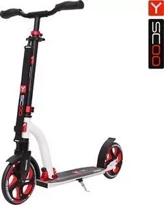 Самокат Y-Scoo 2-х колесный RT 215 Monterey с 2 амортизаторами red/white