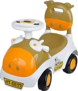 Каталка TOYSMAX коровка, оранжевая orange 5517-1