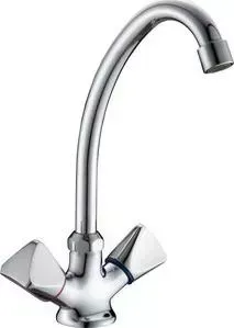 Смеситель для кухни GROSS AQUA Trio с тонким поворотным изливом (6015029С - B03)