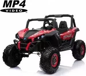 Двухместный полноприводный электромобиль XMX Red Spider UTV-MX Buggy 12V MP4 - 603-RED-PAINT-MP4