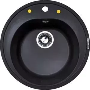 Мойка кухонная ZIGMUND SHTAIN Kreis 505 черный базальт (4250055630165)