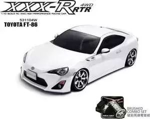 Модель раллийного автомобиля MST XXX-R TOYOTA FT-86 White 4WD RTR масштаб 1:10 2.4G