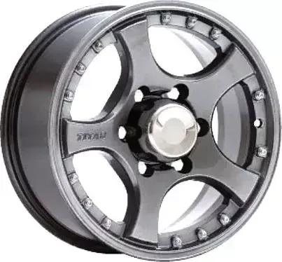 Диск автомобильный СКАД ТИТАН 7X16/5X139.7 ET35 D109.7 Графит