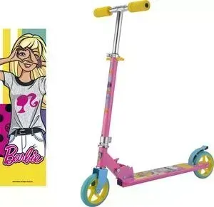 Самокат 1TOY 2-х колесный Barbie, колёса 145мм Т59578