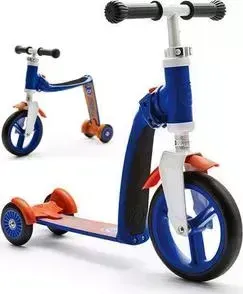 Беговел Scoot&amp;amp;Ride -самокат ScootRide (трансформер) Highway Baby Plus (сине-оранжевый)